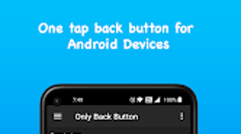 Only Back Button - 1 tap Back