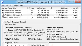 Technitium MAC Address Changer