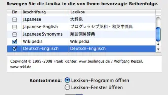 BeoLingus Deutsch-Englisch