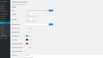 WP Custom Login Branding