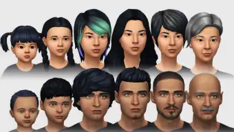 Vanilla Skin mod for The Sims 4