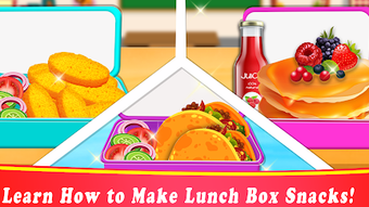 School Lunch Food Cooking Game