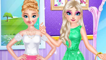 Princesses Crazy Makeup Dressup