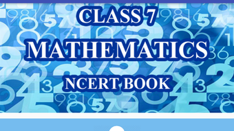 Class 7 Mathematics NCERT Book in English