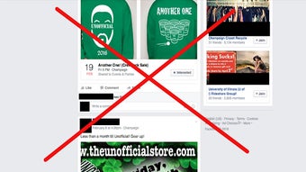 Remove Unofficial Tshirt Sales from Facebook