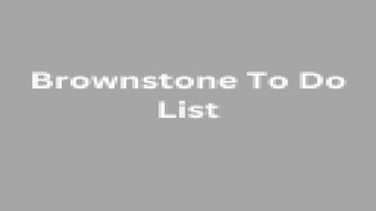 Brownstone To Do List