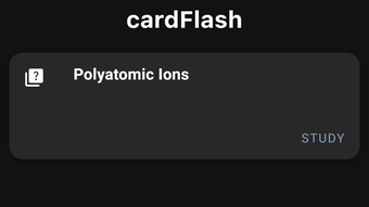 cardFlash - Flashcard App