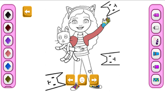 Dolls Doodle Coloring stickers para iPhone - Descargar