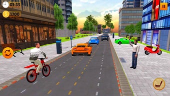 BMX Bicycle Taxi Driving: City Transport