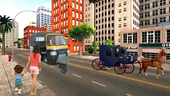 Auto Rickshaw Driving game 3D