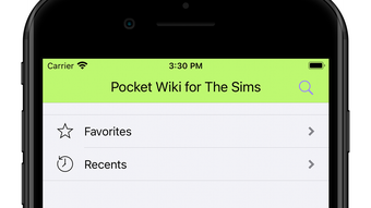 Pocket Wiki for The Sims