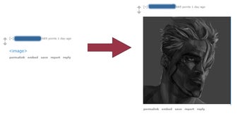 Old Reddit - Embed Comment Images