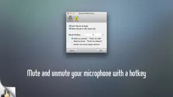 Shush - Microphone Manager