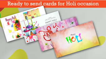 Holi Greetings eCard Maker