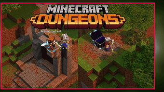 DUNGEONS Minecraft MMO Map For Minecraft PE