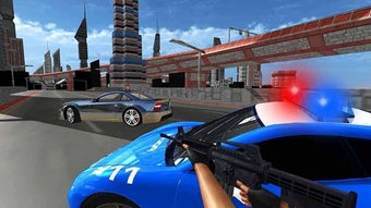 Police Car Gangster Escape Sim