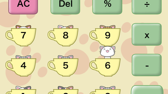 Calculator of cute cats