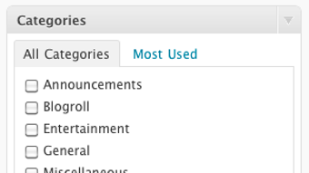 Category Checklist Expander