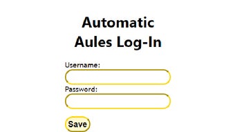 Aules Automatic Log-In