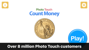 Count Money and Coins - Photo Touch Game