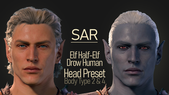 LYK - Sar Head Preset for Baldurs Gate 3 - İndir
