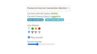 Finesse and Internet Connection Monitor