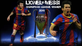 Lionel Messi Champions League Winner 2011