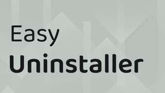 Easy Uninstaller : Uninstall M