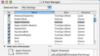 X Font Manager