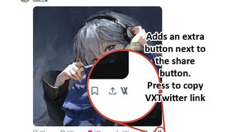 VX Twitter Share