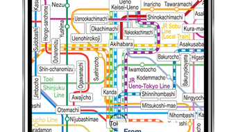 Japan Travel  Route Map Gui