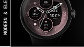 Rose Gold Analog Watch Face