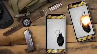 Hand Grenade Lock Screen