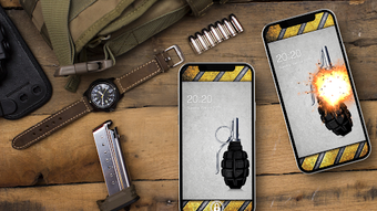 Hand Grenade Lock Screen