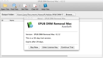 EPUB DRM Removal Mac