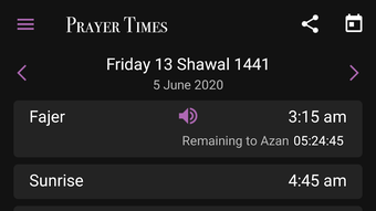 Prayer Times