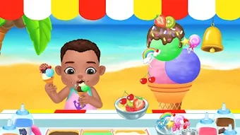 Summer Beach Baby Care Games