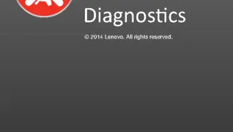 Lenovo Workstation Diagnostics