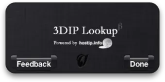 3D IP Lookup Widget
