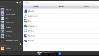 ASTRO File Manager with Clouds