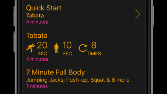 Intervals - Timer for Workouts Tabata HIIT etc