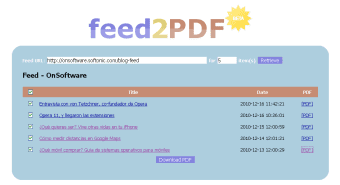 feed2PDF