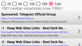 Onion Search Engine Widget