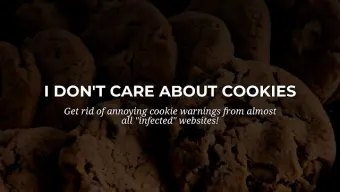 I don't care about cookies