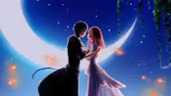 Romantic theme: Moonlight Night Romance HD thames