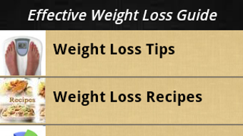 Effective Weight Loss Guide