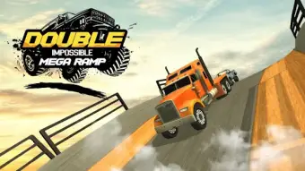Double Impossible Mega Ramp 3D