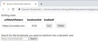 Dynamic Bookmarks