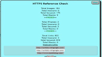 HTTPS Reference Check