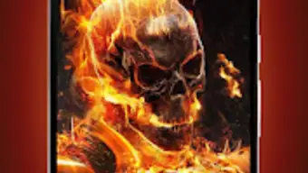 Skull Wallpapers - Fire Versio